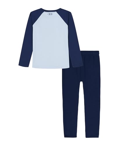 Image of Under Armour Boys' 2-Piece Long Sleeve T-Shirt and Fleece Pants Set, Outdoor Collection