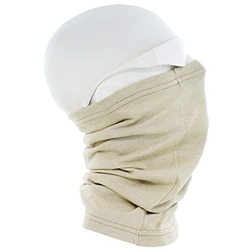Flame Resistant Face Mask Neck Gaiter - Cat2 (Plain, Beige) #TOP2