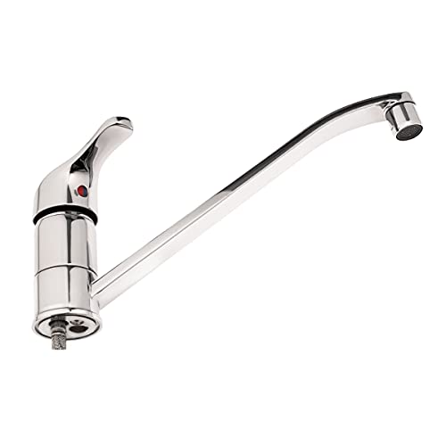 Grifo monomando cromado para cocina, modelo Lagan, de Ikea