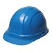 ERB SAFETY 19136 Hard Hat, Front Brim, Blue, 6-pt.Slide-Lock