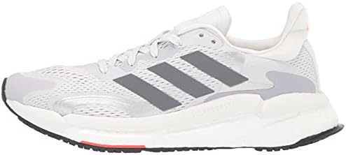 adidas Women's Boost 3 Running Shoe, Dash Grey/Grey/Solar Red, 9.5 | Image 7