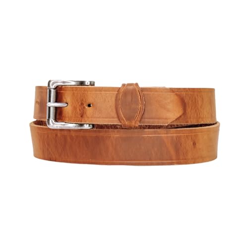 Brown Leather Work Belt, Heavy Duty, Men's by Heritage Leathers