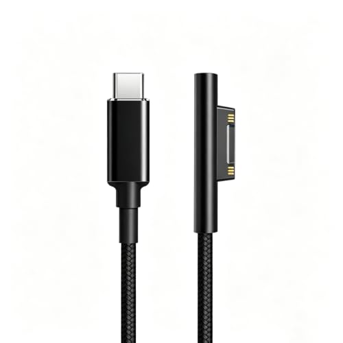 Surface Pro�p45W 6.6�t�B�[�g/2m USB-C - Surface Connect�[�d�P�[�u�� | 2m�i�C�����ґg�A45W 15V 3A�d���ASurface Pro 3/5/6/7�ASurface Go & Laptop�AType-C�R