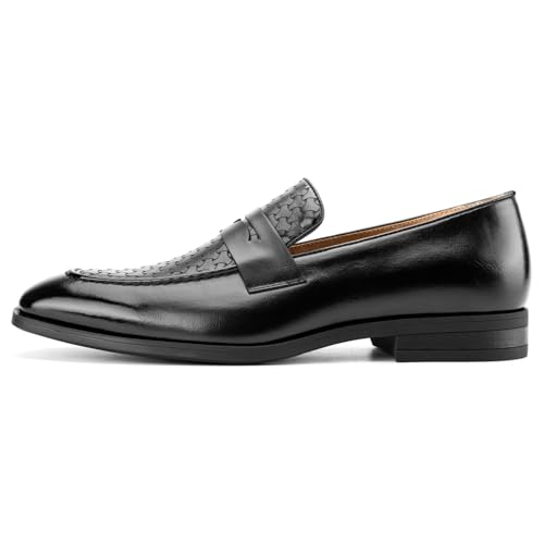 Image of JITAI Mens Velvet Loafers Dress Shoes Loafers for Men Tuxedo Suit Shoes