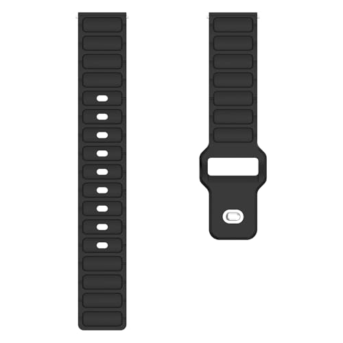 Image of ACM Watch Strap Silicone Belt 22mm compatible with Universal 22mm Size Replacement Strap Smartwatch Sports Button Closure Band