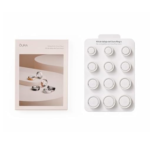Oura Ring 4 Kit de Tallaje - Averigua tu Talla Ideal Antes de comprarlo - Sistema de Tallas Exclusivo para Anillos Inteligentes - Recibe un Vale canjeable Durante la Compra