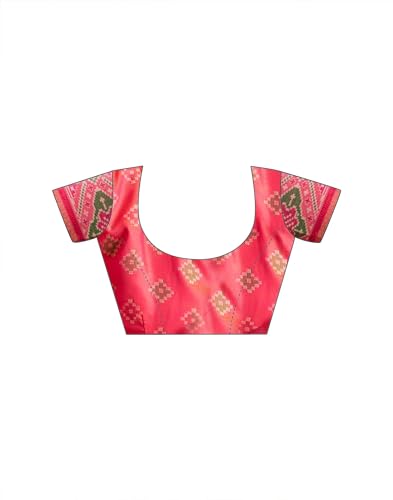 Image of MADHUHANSH Women's Cotton Linen Saree with Unstitched Blouse Piece and Floral Printed Pattern | Women Saree for Special Occasion | Stylish Modern Sarees