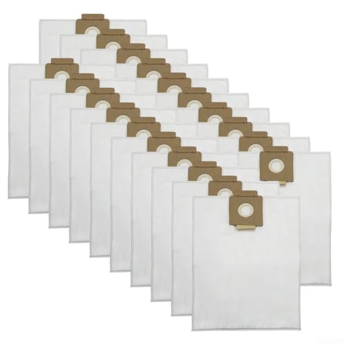 Bolsas de repuesto para aspiradora Karcher T 7/T7-1/T8-1/T12-1 DS5300, para aspirar en seco polvo clase L, polvo de casa, tierra, pintura (paquete de 20)
