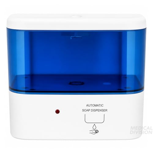 AIESI® Dispenser sapone automatico da parete ad infrarossi 500 ml, Distributore...