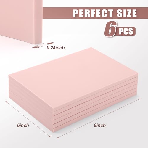 Image of Linoleum Blocks for Printmaking Supplies - 6PCS 8 inchx6 inchRubber Linocut Block Printing Kit for Stamp Carving, Soft Relief Printing Linoleum for DIY Crafts & Art Projects
