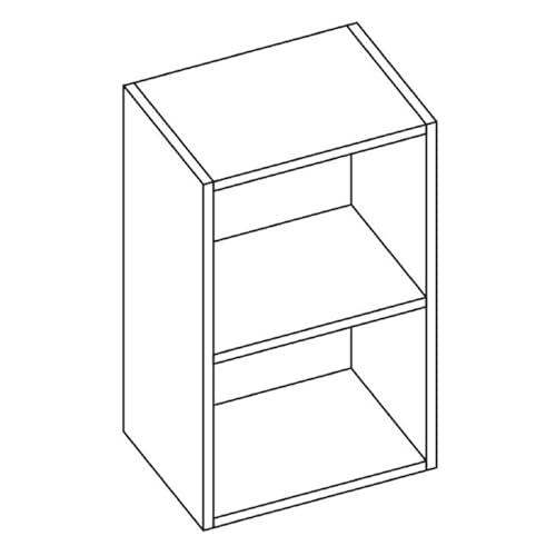 Labtable Armario de melamina para laboratorio con 1 estante, 350 mm de largo, 450 mm de ancho, 740 mm de alto