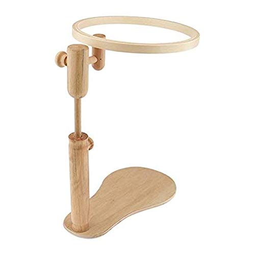 Bastidor De Aro De Bordado De 30 Cm Marco De Vuelta De Bordado Redondo Soporte De Bastidor De Punto De Cruz De Madera Ajustable Con Rotación De 360 ??grados Anillo De Flores De Costura De Punto Cruz