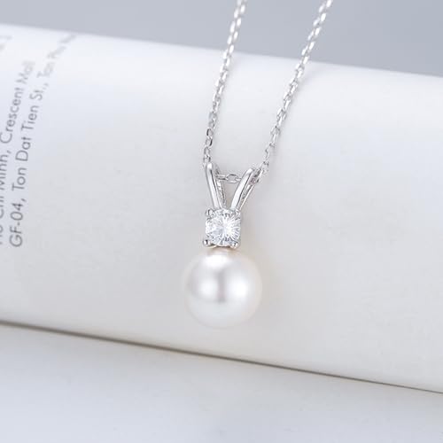 Collier pendentif perles argent sterling le cadeau de mode idéal pour elle - 4