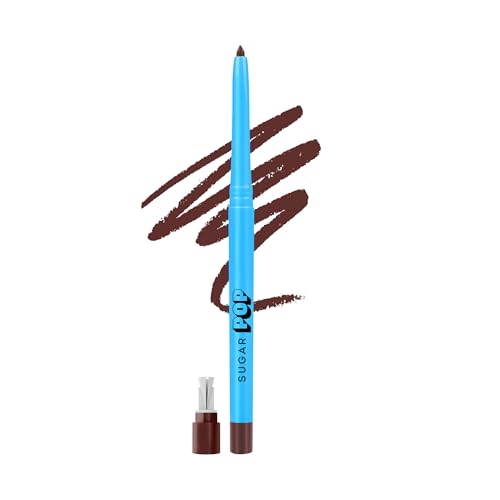 SUGAR POP Longwear Kajal | Vitamin E & Sunflower Seed | Smudge-proof | Long-lasting | Velvet Finish | 0.3gms - 03 Brown