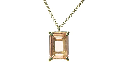 Collier Morganite Anemone Exquise, un bijou artisanal d'exception fait pour sublimer votre style