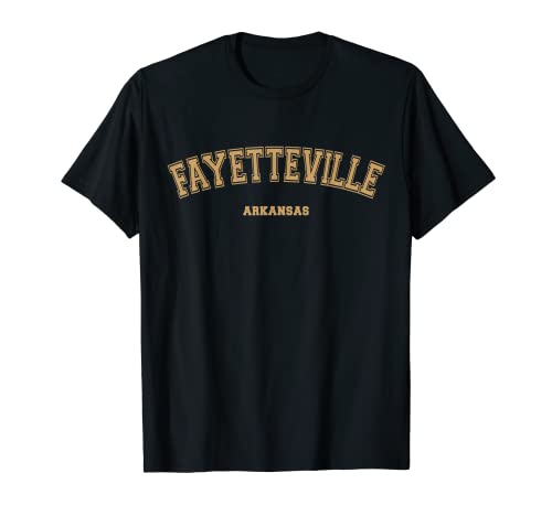 Fayetteville Sports College Style on Fayetteville T-Shirt