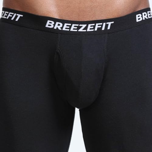 Image of Soft Modal Boxer Trunk | Full Thigh Coverage | Large Pouch | Low Waist | Anti-Chafe Comfort | No Ride-Up Fit | Pack of 2
