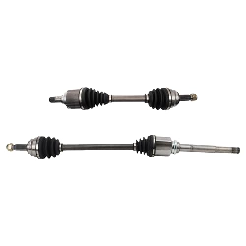 Image of TRQ Front CV Axle Shaft Assembly Set Compatible with 2007-2008 Dodge Caliber 2007-2017 Jeep Compass 2010-2015 Patriot