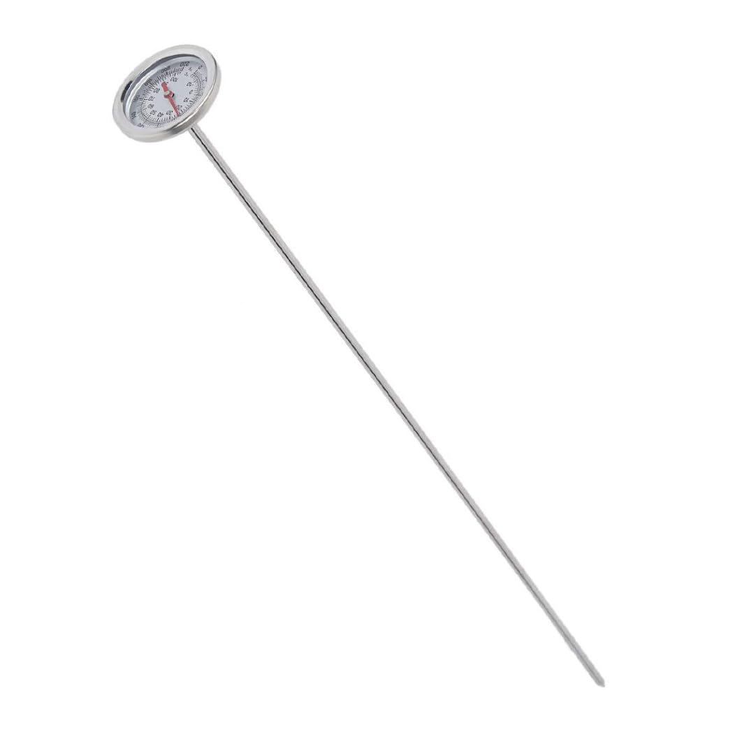 Thermomètre de sol en acier inoxydable avec sonde de mesure pour jardin et compost