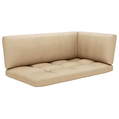 MUSEVANE 4-TLG. Paletten-Lounge-Set mit Kissen Grün Kiefer Imprägniert – Bild 8