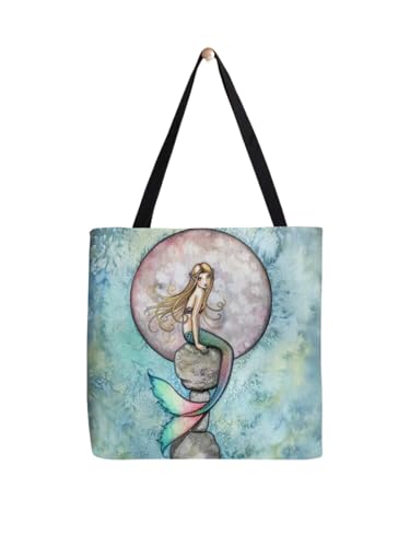 Sac fourre-tout Lune qui coule un accessoire poétique pour exprimer votre singularité