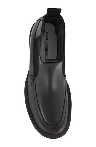 KARL LAGERFELD Men's Apron Toe Chelsea Boot Combat2