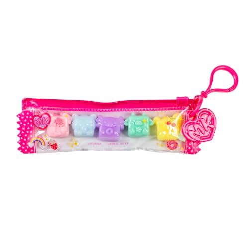 MushyKinz Keychain Bag Charm 5 Piece Mini Taba Squishies Styles Vary