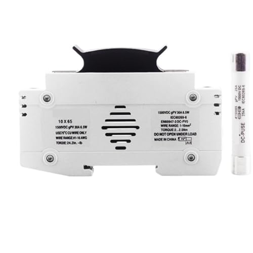 Base de fusible PV DC 10x65 pour boîte de jonction et onduleur solaire 1000V