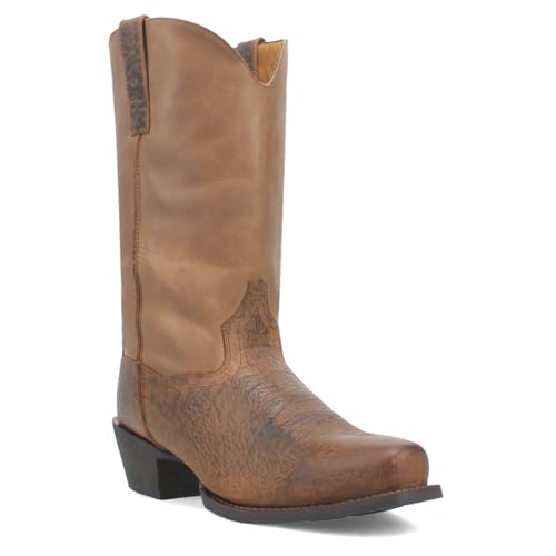 Laredo Mens Gilly Square Toe Casual Boots Mid Calf - Brown - Size 11 D, Taupe, 684462