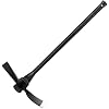 Garden Pick Cutter Mattock, 36 Heavy Duty Pick Axe with Forged Heat Treated Steel Blades Hoe for Weeding, Prying and Chopping, Digging Tool with Fiberglass Handle (5LB-with 36 Fiberglass Handle)