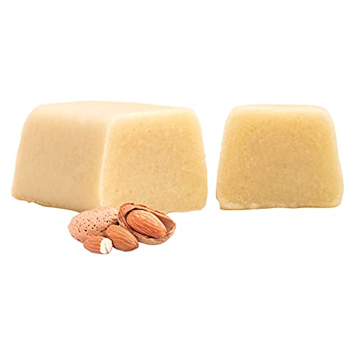 Lübecker 1 kg Marzipan Lübecker Rohmasse | Mandelkerne Marzipan | Marzipanmasse mit 35% Mandelanteil aus Mittelmeermandeln zum backen oder naschen, 1er Set (1 kg)