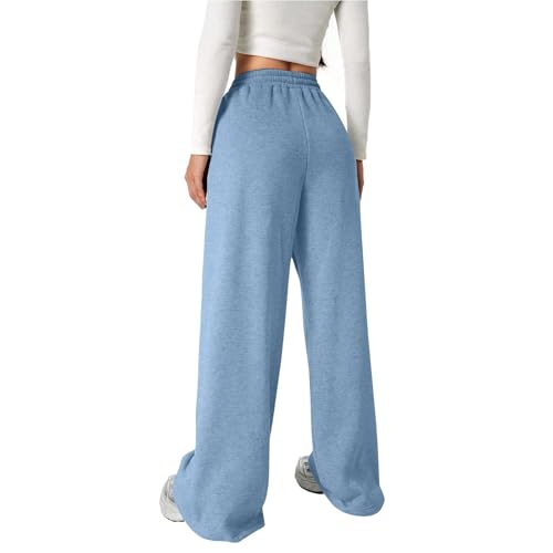 Cute Bowknot Sweatpants for Girls Baggy Open Bottoms Straight Leg Joggers Trousers Comfy Dance Trackpants with Pockets 4-13Y2