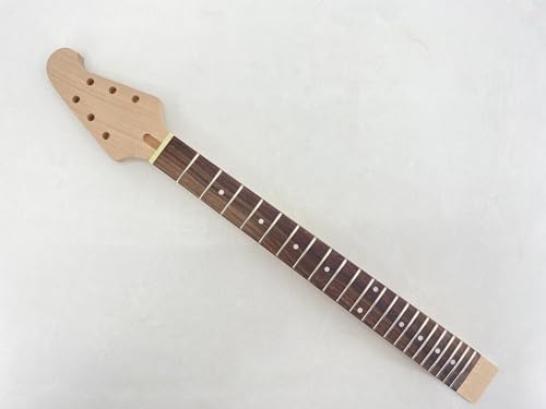 Guitarra Eléctrica De Seis Cuerdas Cuerpo Caoba Semiacabado Diapasón Palisandro Punteado Kits Montaje Guitarra(Neck)
