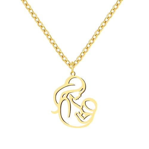 Pendentif bébé en acier inoxydable durable pour collier femme