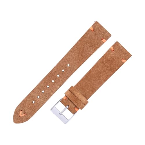 Bracelets de montre en daim cousus main pour hommes et femmes
