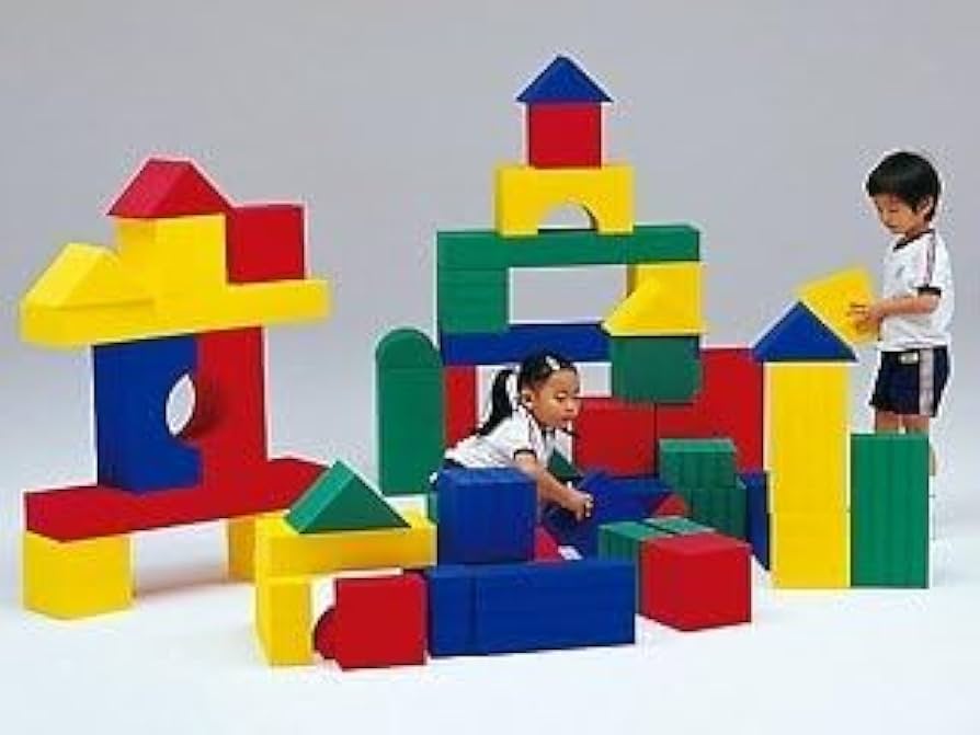 ソフトブロックテクニック セミナーDVD ビニールブロック未開封即購入ok Amazon | ビルディングブロック60（ソフト積み木） | 積み木