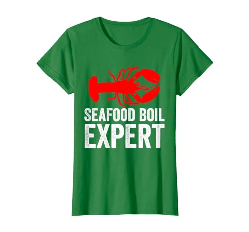 Seafood Boil Expert T-Shirt, Women, Kelly Green, 3X-Large