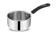 Lagostina Pratica Casseruola in Acciaio 18/10 con Manico Lungo in Silicone, Pentola per Induzione, Gas e Forno fino a 210°, 16 cm