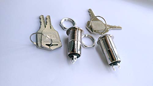 20 Pcs Key Switch on Off Key Lock Switch K1