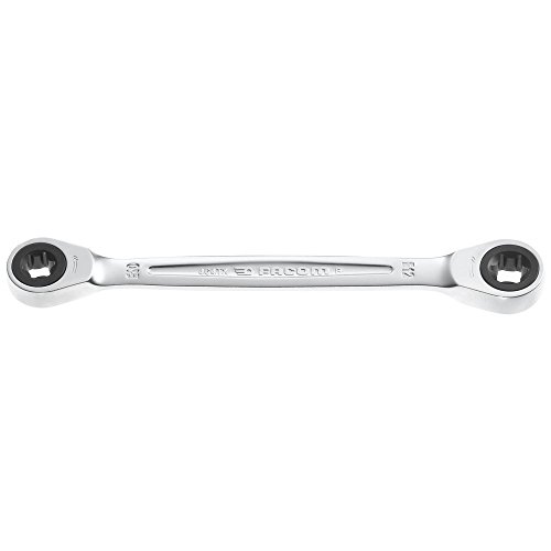 Clé à cliquet FACOM 464TX 10x12 mm argent pour débloquer les vis d'accès difficile - 2