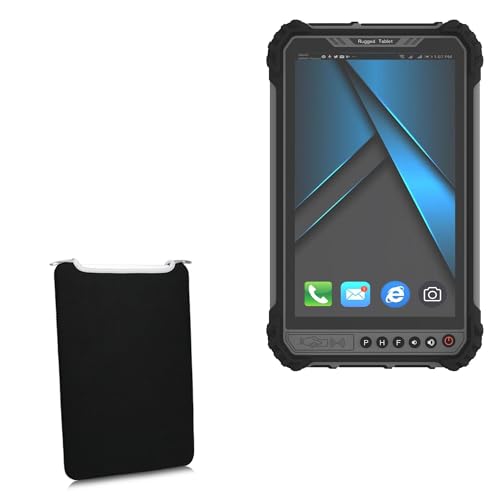 BoxWave Case Compatible with Geekland GK-ST85HID (8 in) - SlipSuit, Soft Slim Neoprene Pouch Protective Case Cover - Jet Black