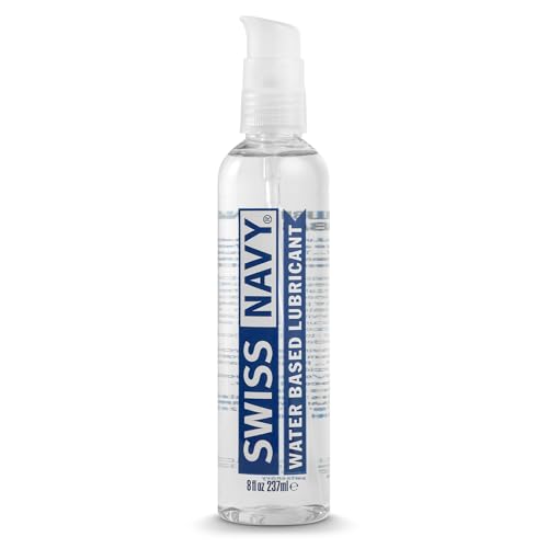 Image of Swiss Navy Premium Water-Based Lubricant - 8 oz | Lubricating Gel for Men, Women & Couples - Toy Safe - Non-Staining Formula - Compatible with Latex & Condoms