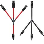 GENORTH – GENORTH 6 mm² Solarkabel Y Verteiler,10AWG Solarpanel Y Stec