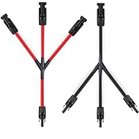 GENORTH – GENORTH 6 mm² Solarkabel Y Verteiler,10AWG Solarpanel Y Stec