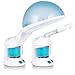 SUPER DEAL Hair Steamer PRO 3 in 1 Multifunction Ozone Facial Steamer with Bonnet Hood Attachment, Hair Therapy & Face Steamer for Personal Care Use at Home or Salon