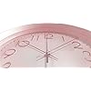 Amazon.com: Maxspace Pink Wall Clock Silent Non-Ticking, 12in Analog ...
