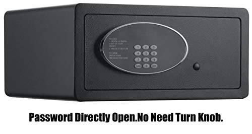 Hotel Safes 1.0 Cubic Feet Steel Security Safe Box Home Security Electronic Lock Box Cabinet Safe- Secure Cash, Jewelry, Id Documents (Style A) #TOP1