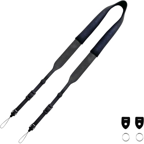 Sangle Appareil Photo Fine Compact,Sangle Petit Appareil Photo,Bandoulière pour Appareil Photo pour Photographes,Lanière De Cou pour Appareil Photo ,Camera...
