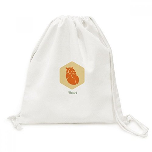 Sac à cordon toile orgues coeur léger pour éviter les douleurs de dos en voyage