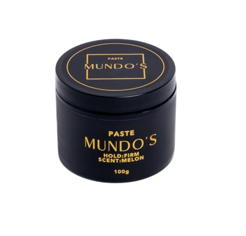MUNDO'S GROOMING Hair Styling Texture Paste for Firm Hold With A High Shine And Slick Look – Ideal for Short and Long Hair, Strong Hold,Flexible & Non-Greasy - 100g